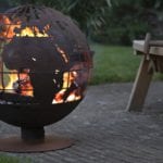 Earth Fire Sphere, Rust Finish - Large - Image 3