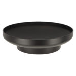 Low Fire Pot, Metal, Black - Medium