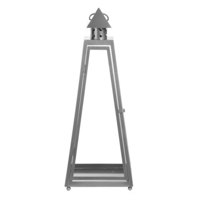 Pyramid Lantern, Metal/Glass - Large