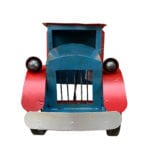 Vintage Metal Truck Planter, Blue/Red - Image 4