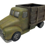 Stake Box Truck Planter, MGO, Green