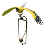 Metal Finch Rocker Stake