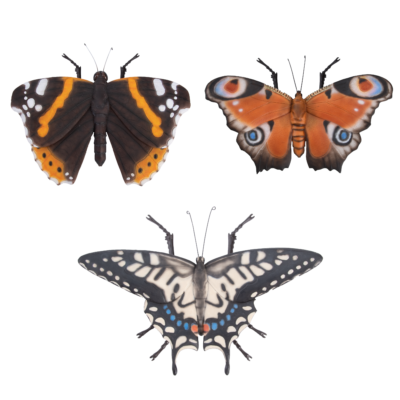 Butterflies, 3 Asst. Styles, Resin