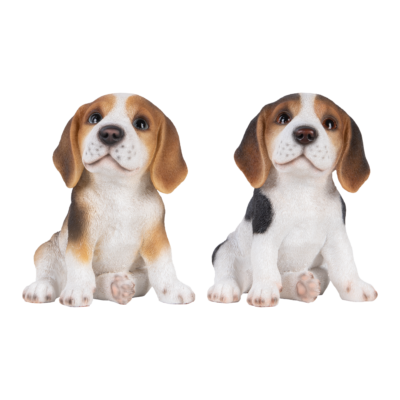 Beagle Puppies, 2 Asst. Styles, Resin