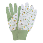 Bee Print Garden Gloves