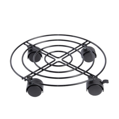 Round Plant Trolley, Metal - Small