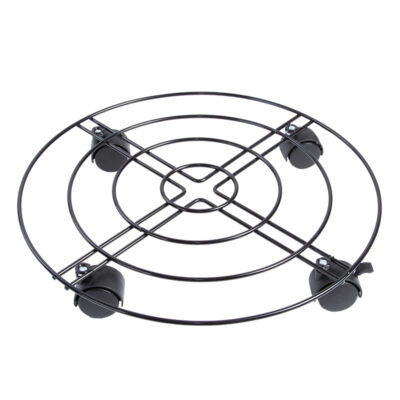 Round Plant Trolley, Metal - Large