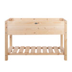 Raised Planter Bed, Natural Wood - Large