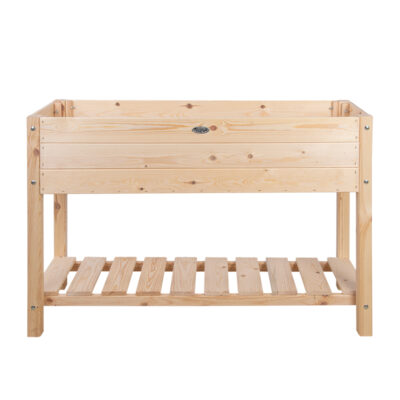 Raised Planter Bed, Natural Wood - Large