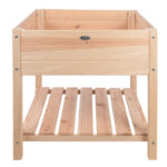 Raised Planter Bed, Natural Wood - X Large