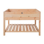 Raised Planter Bed, Natural Wood - XX Large