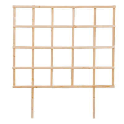 Raised Planter Bed Trellis, Natural Wood - Small