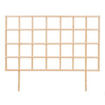 Raised Planter Bed Trellis, Natural Wood - Large