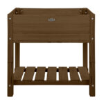 Raised Planter Bed, Brown - Small