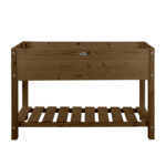 Raised Planter Bed, Brown - Large