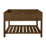 Raised Planter Bed, Brown - XX Large