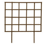 Raised Planter Bed Trellis, Brown - Small