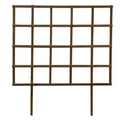 Raised Planter Bed Trellis, Brown - Small