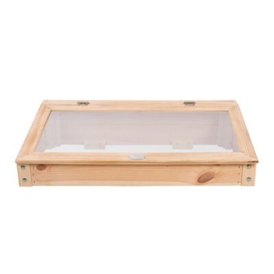 Cold Frame, Natural Wood/Polycarbonate - Small
