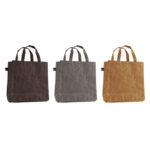 Waxed Canvas Shopping Bag, 3 Asst. Colors - Small