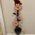 Cardinal & Flower Shovel Stake