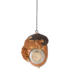 Acorn and Squirrel Hanging Peanut Butter Feeder, Resin