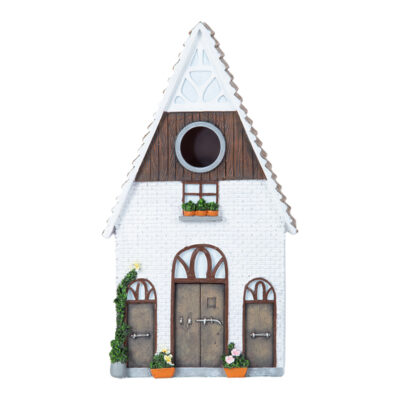 Farmhouse Birdhouse, Resin