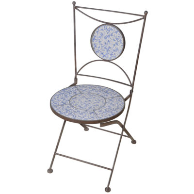 Aged Ceramic Bistro Chair