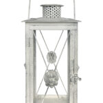 Aged Metal Lion Lantern