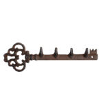 Key Hanger, Cast Iron, Antique Brown