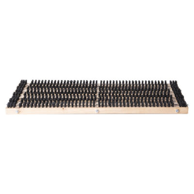 Boot Brush Doormat, Wood