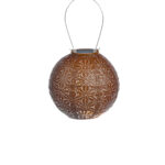 Round Sashiko Lantern, Copper