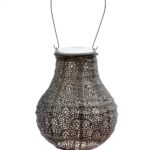 Bulb Fan Lantern, Taupe
