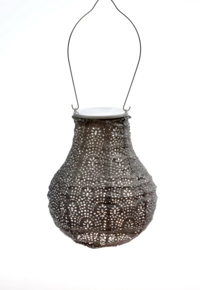 Bulb Fan Lantern, Taupe