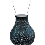 Bulb Ikat Lantern, Petrol