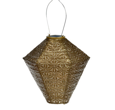 Diamond Sashiko Lantern, Gold