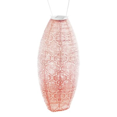 Long Oval Bazaar Lantern, Pink