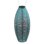 Long Oval Paisley Lantern, Sea Blue