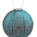 Round Bazaar Lantern, Sea Blue