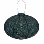 Oval Paisley Lantern, Green