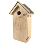 Antique Wash Great Tit House w/Asphalt Roof, Wood