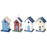 Bird Villa, Wood, 4 Asst. Styles