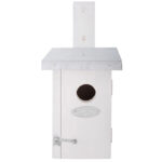 Wren Nesting Box, Wood, White