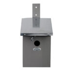 Great Tit Nesting Box, Wood, Gray