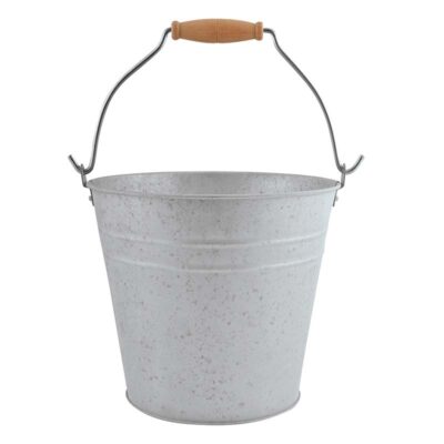 Old Zinc Bucket w/Handle, 5.15 L - Small