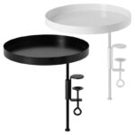 Round Clamp Tray, Metal, 2 Asst. Colors - Large