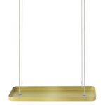 Rectangular Hanging Tray, Metal, Gold - Small
