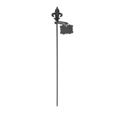 Single Stem Plant Support, Metal, Black