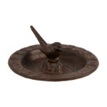 Sundial with Bird Bath
