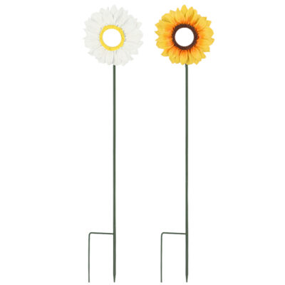 Peanut Butter Flower Feeder Stake, 2 Asst. Styles